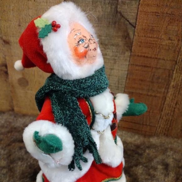 Annalee Mrs. Claus Christmas Holiday Mobilitee 9.5" Doll 2007 - Picture 4 of 9